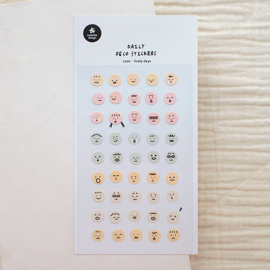 Suatelier Daily Deco Stickers - Lifestyle - 1200 lively days