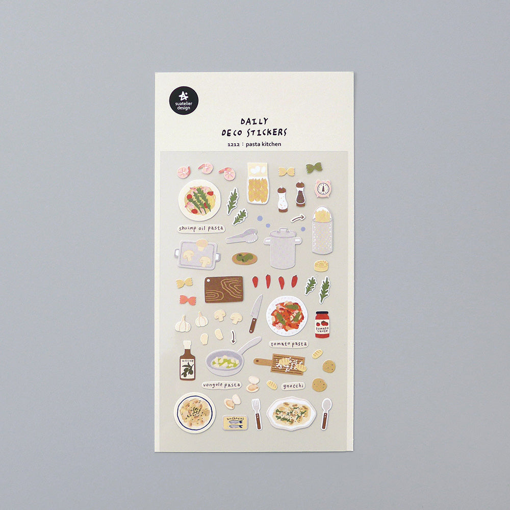 Suatelier Daily Deco Stickers - Pasta Kitchen - 1212