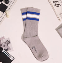 Thela Gaadi Crew sock - Grey Classic Vintage Socks
