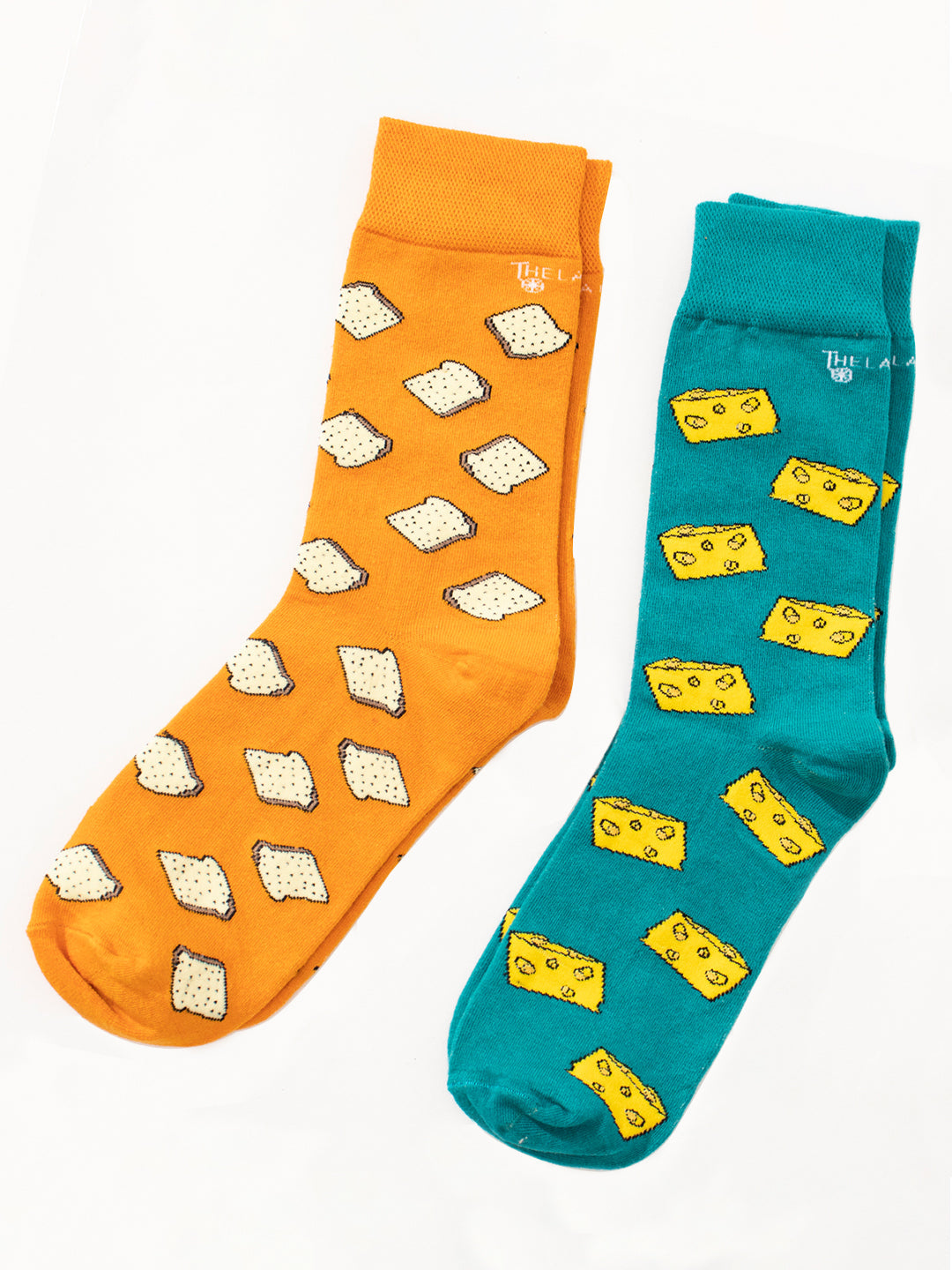 Thela Gaadi Crew sock - Bread & Cheese Socks
