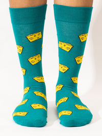 Thela Gaadi Crew sock - Bread & Cheese Socks