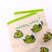 Thela Gaadi Ankle sock - Wasabi Sushi Love