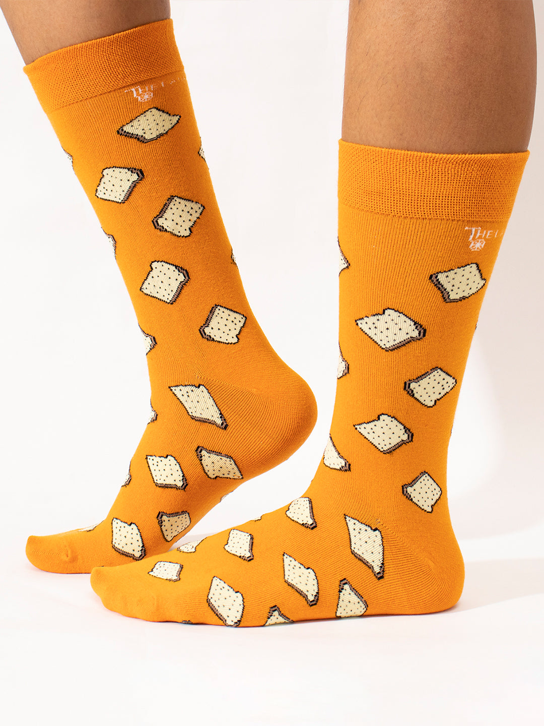 Thela Gaadi Crew sock - Bread & Cheese Socks