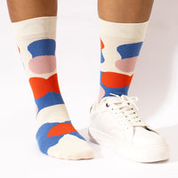 Thela Gaadi Crew sock - Abstract Pattern Socks