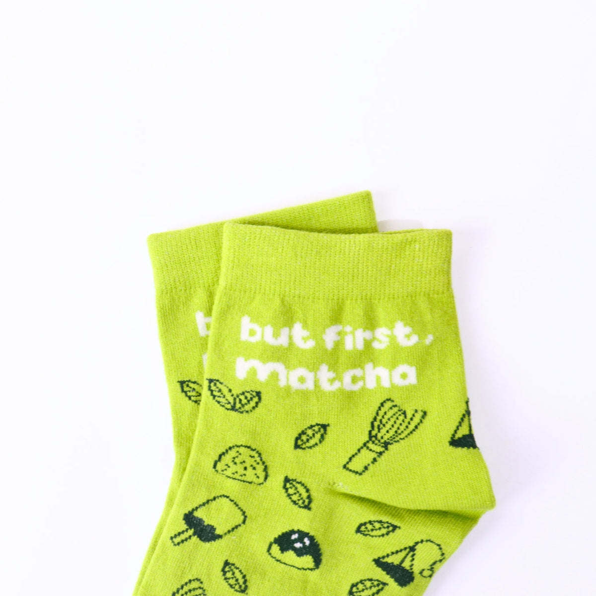 Thela Gaadi Ankle sock - Matcha Friendship Socks
