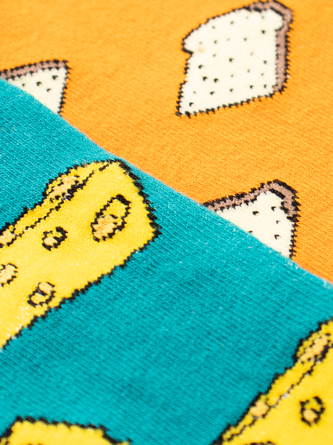 Thela Gaadi Crew sock - Bread & Cheese Socks