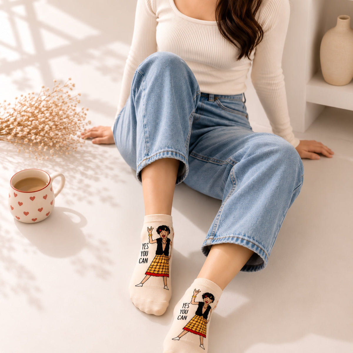 Thela Gaadi Low cut ankle sock - Bold and Beautiful