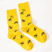 Thela Gaadi Crew sock - HONEY BEE SOCKS