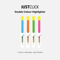 Just Click - MRH-106 - Double Colour Highlighter Vivid Colours