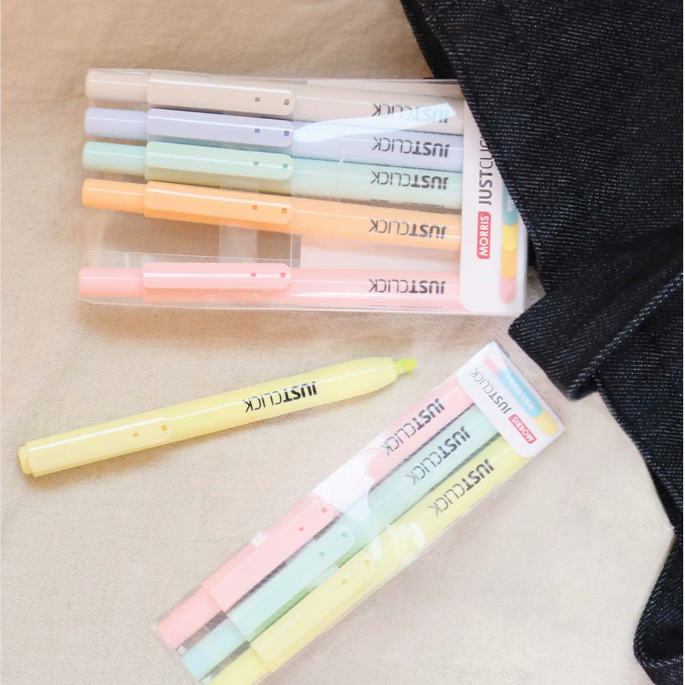JUSTCLICK - MRH-205 - Highlighter Small Nib Pastel Colours