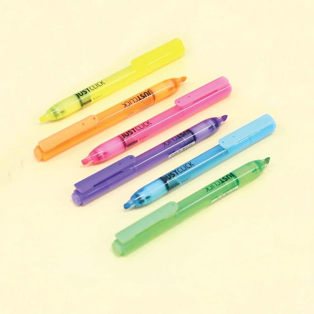 Just Click - MRH-105 - Highlighter Small Nib Vivid Colours