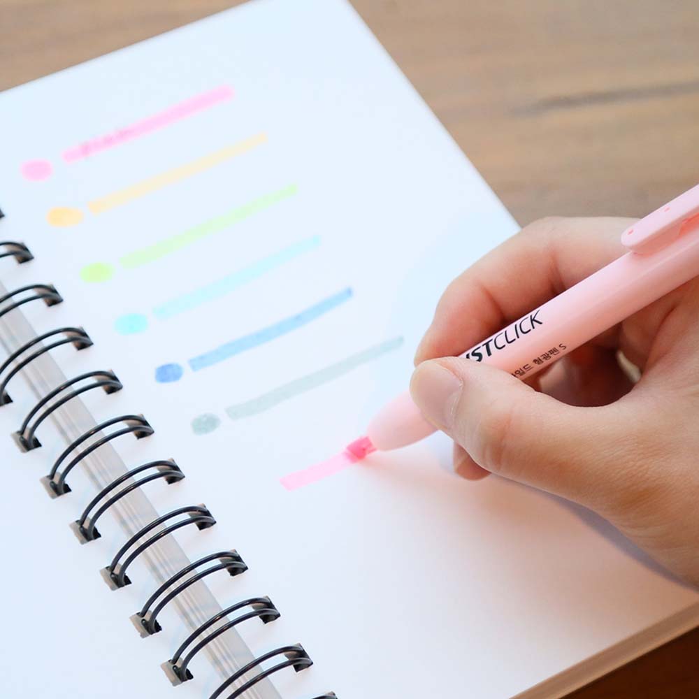JUSTCLICK - MRH-205 - Highlighter Small Nib Pastel Colours