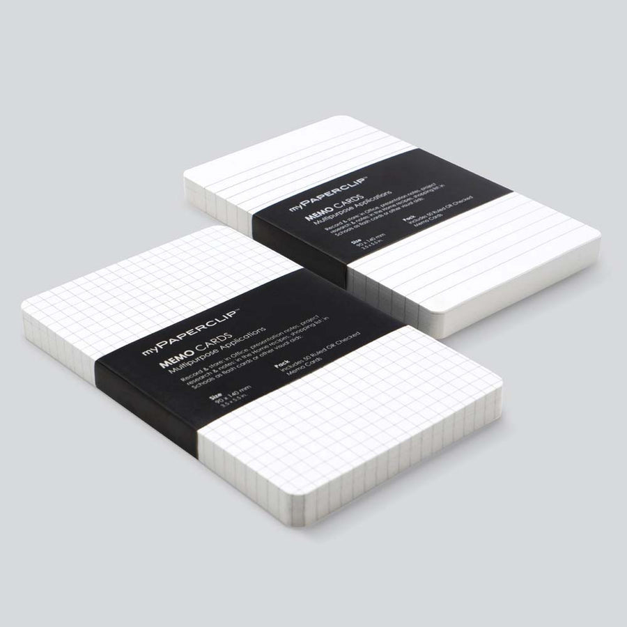 myPAPERCLIP 150GSM Memo Cards (MC50S)