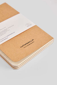 myPAPERCLIP Memo Book Centre Thread Notebook A6 (Pack of 3)