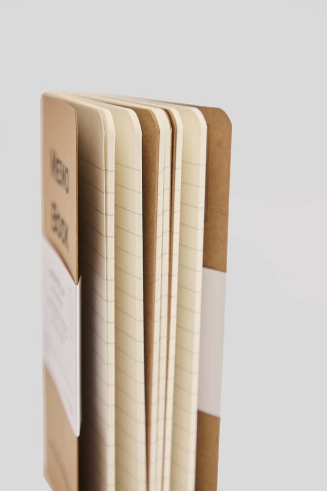 myPAPERCLIP Memo Book Centre Thread Notebook A6 (Pack of 3)