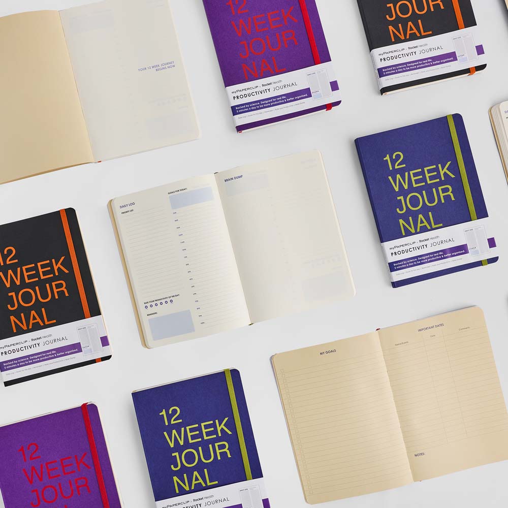 myPAPERCLIP 12 Week Productivity Journal