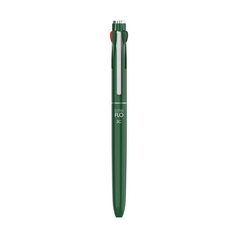 Just Click - MBP-801 - Star Flo 3C Three Colour Ballpoint Pen Hybrid Ink
