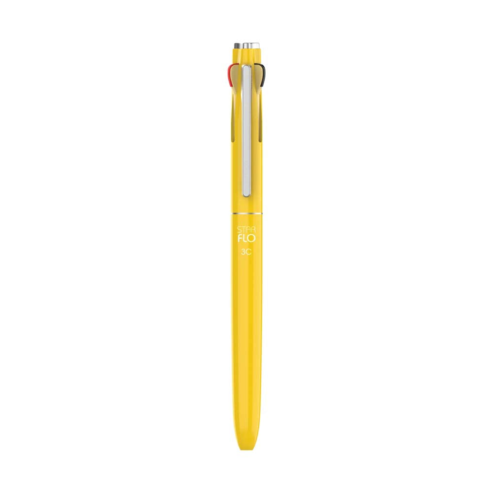 Just Click - MBP-801 - Star Flo 3C Three Colour Ballpoint Pen Hybrid Ink