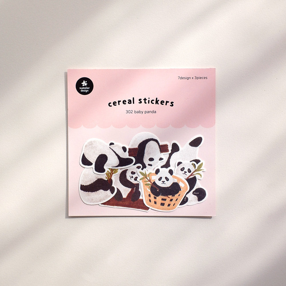 Suatelier Cereal Stickers - Animals