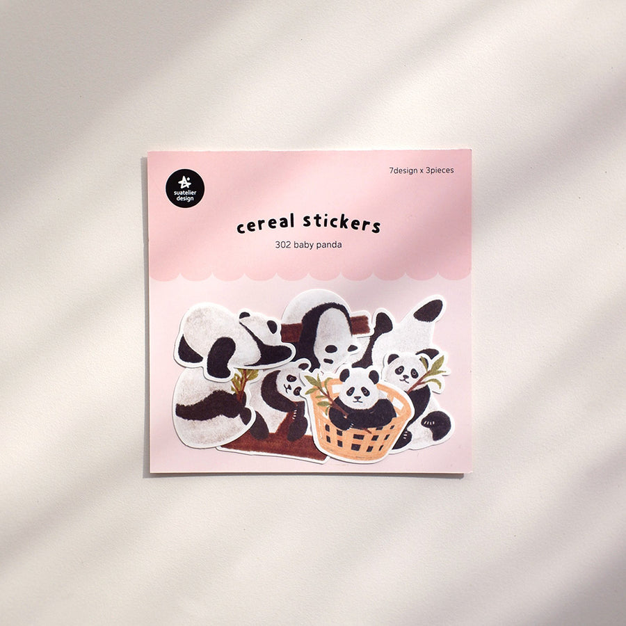 Suatelier Cereal Stickers - Animals