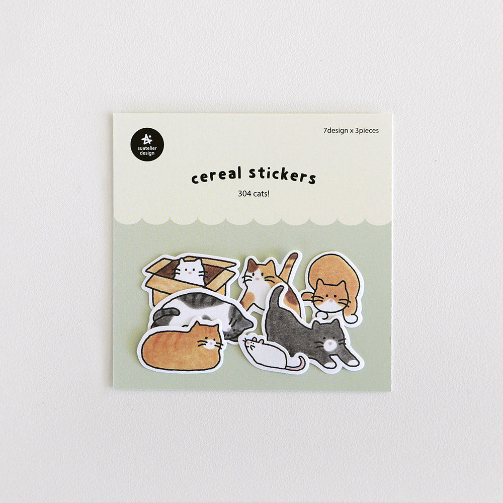 Suatelier Cereal Stickers - Animals
