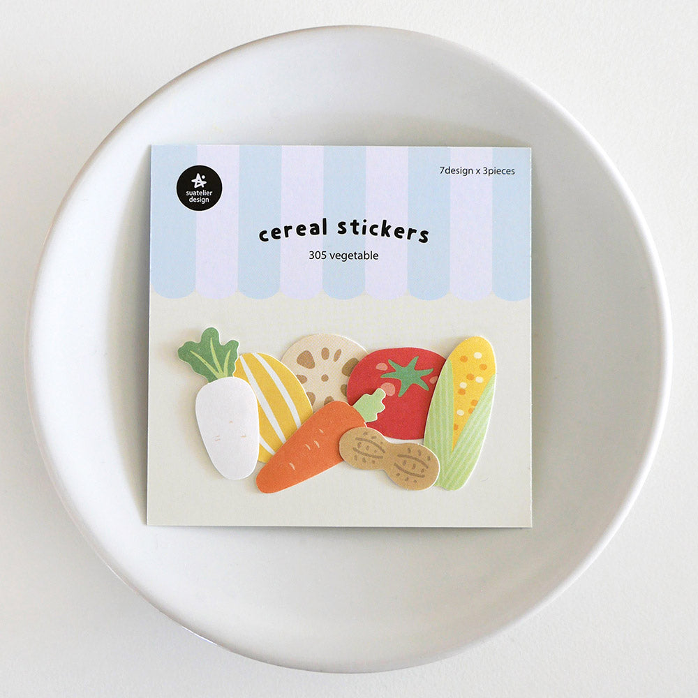 Suatelier Cereal Stickers - Food