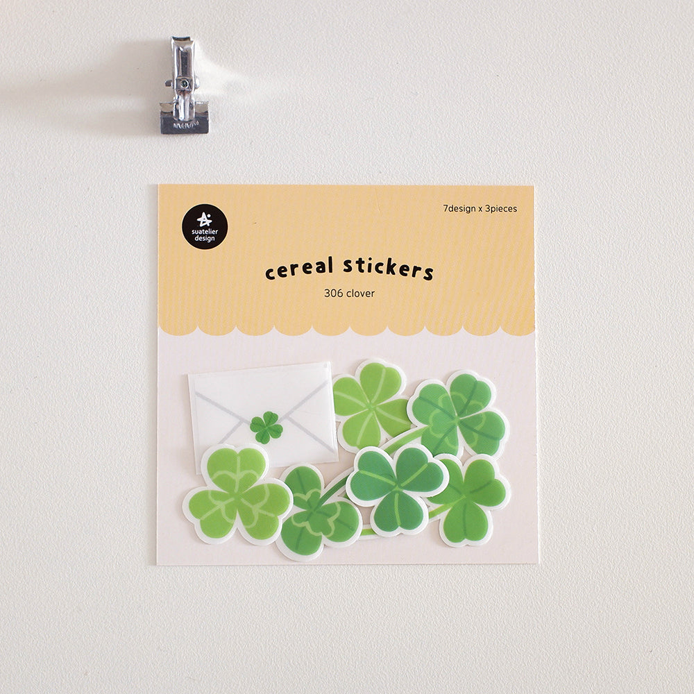 Suatelier Cereal Stickers - Flowers