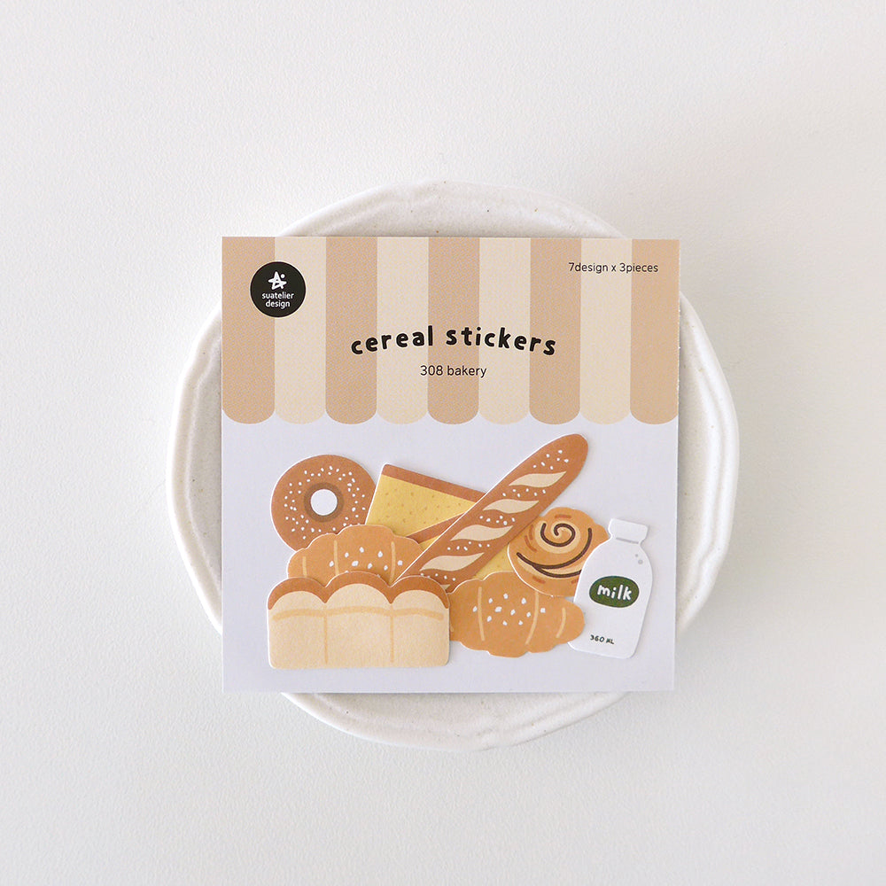 Suatelier Cereal Stickers - Food