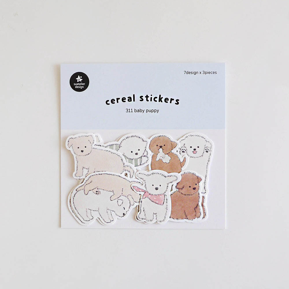 Suatelier Cereal Stickers - Animals
