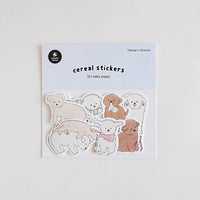 Suatelier Cereal Stickers - Animals