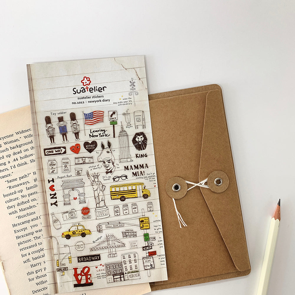 Suatelier Daily Deco Stickers - Travel