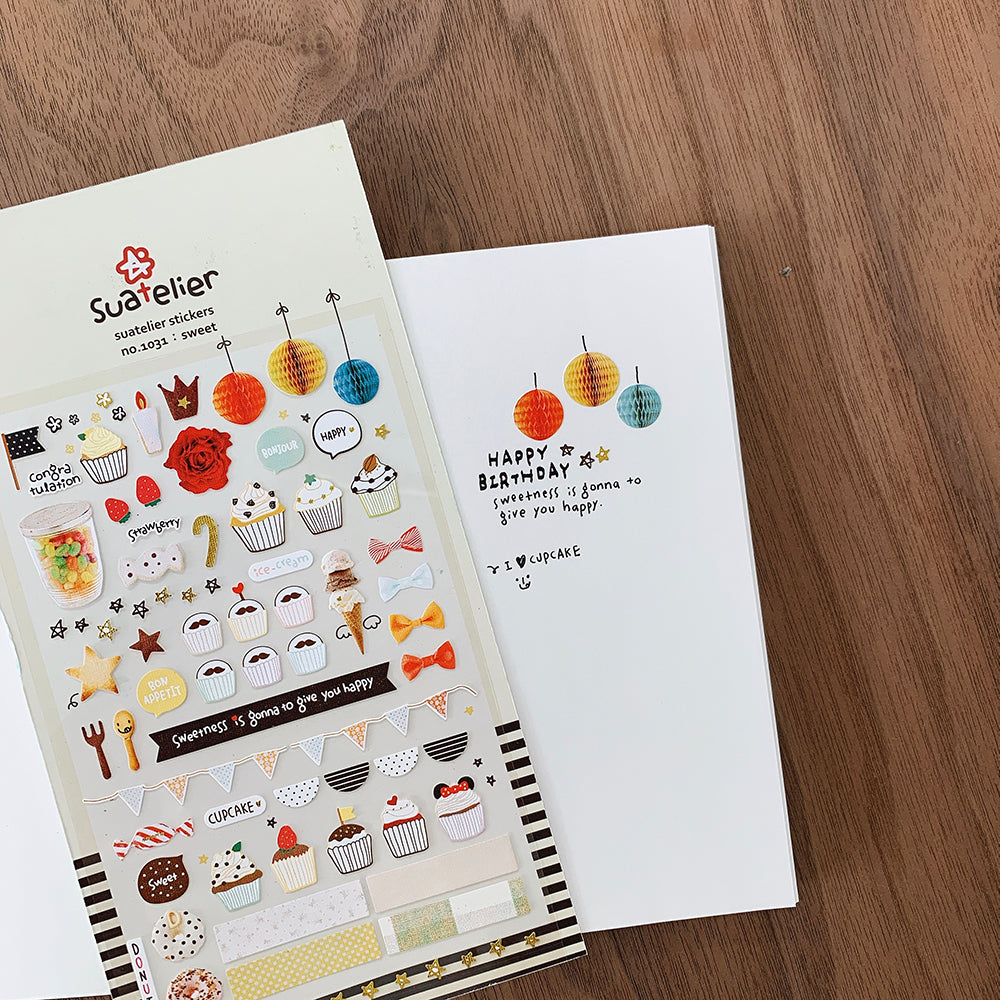 Suatelier Daily Deco Stickers - Food