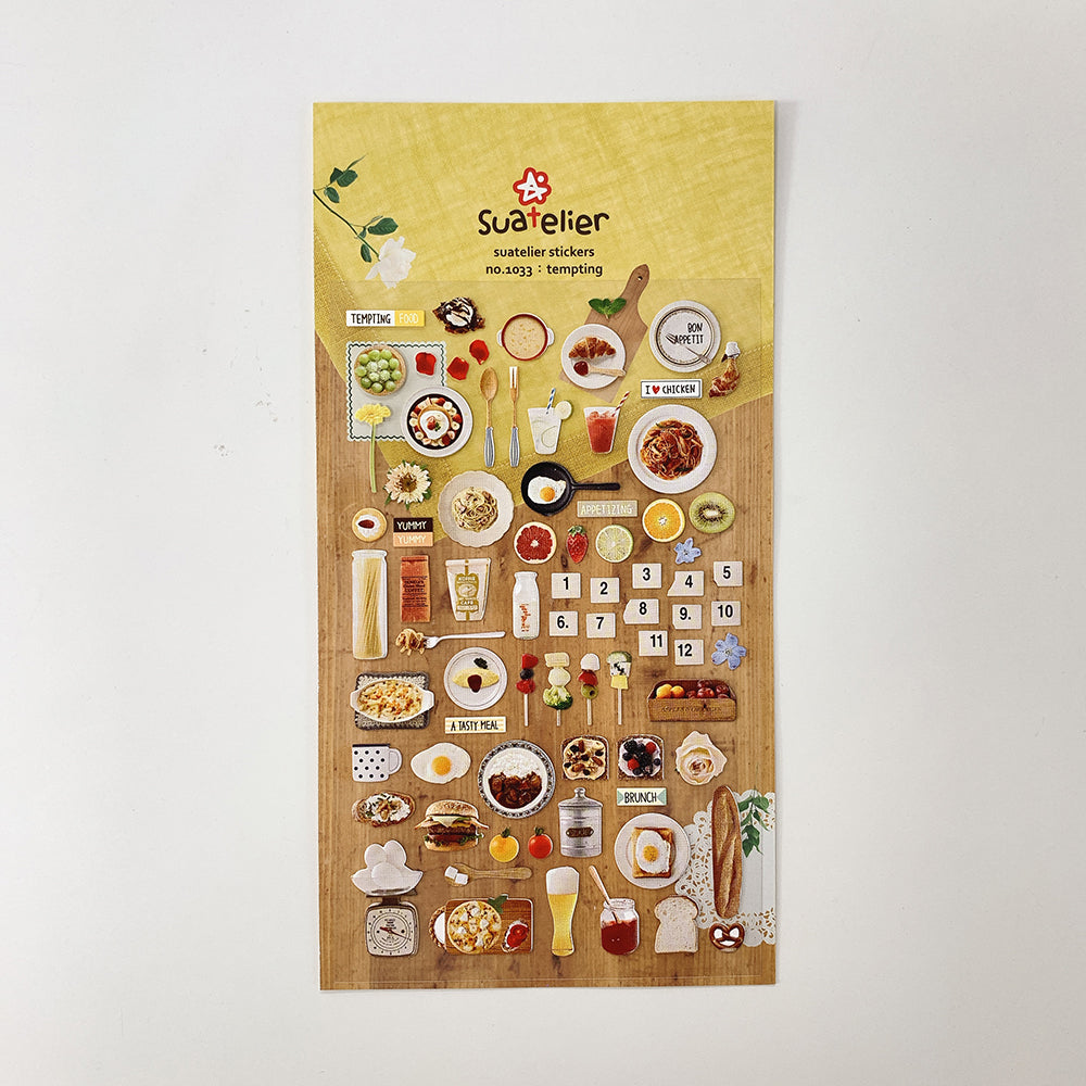 Suatelier Daily Deco Stickers - Food