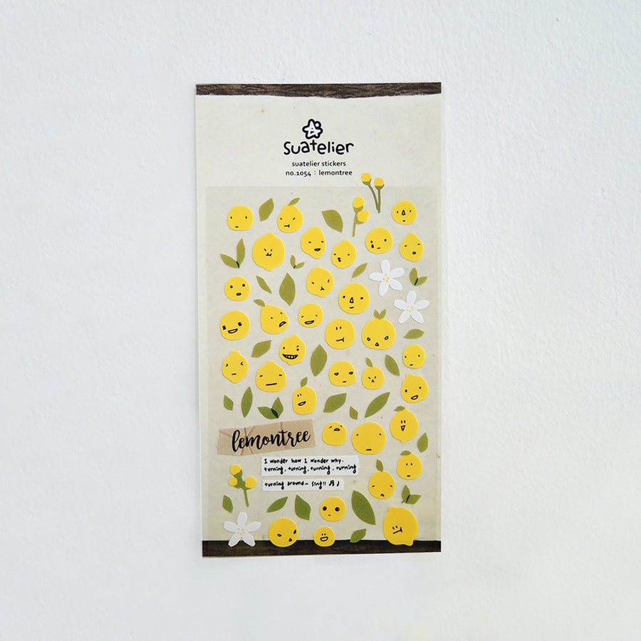 Suatelier Daily Deco Stickers - Lifestyle - 1054 lemontree