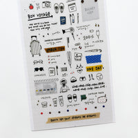 Suatelier Daily Deco Stickers - Travel