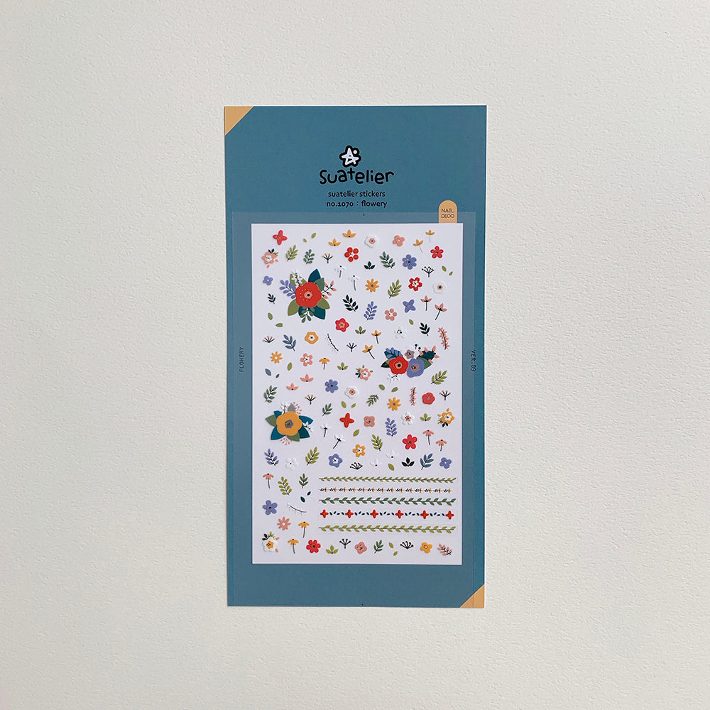 Suatelier Daily Deco Stickers - Flowers