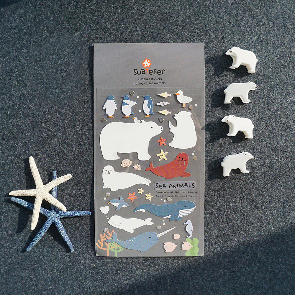 Suatelier Daily Deco Stickers - Animals