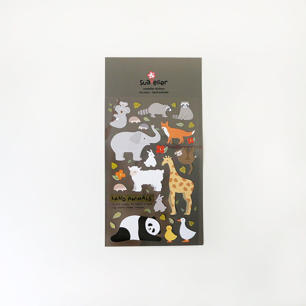 Suatelier Daily Deco Stickers - Animals