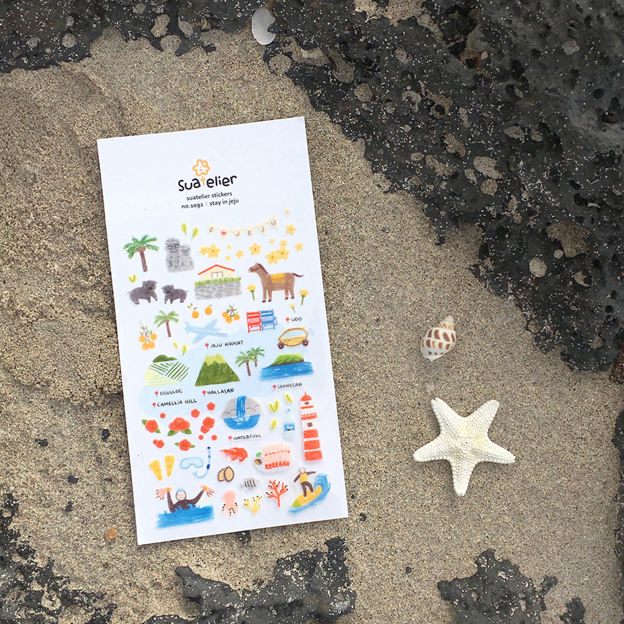 Suatelier Daily Deco Stickers - Travel