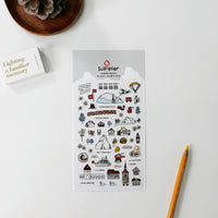 Suatelier Daily Deco Stickers - Travel