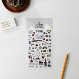 Suatelier Daily Deco Stickers - Travel