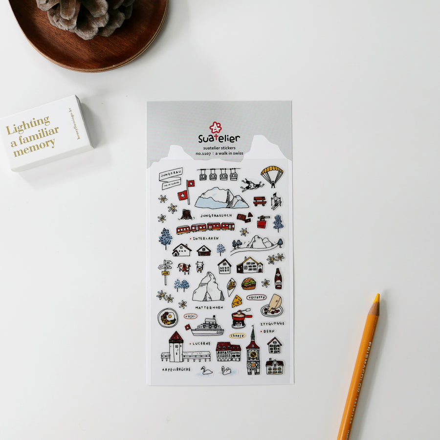 Suatelier Daily Deco Stickers - Travel