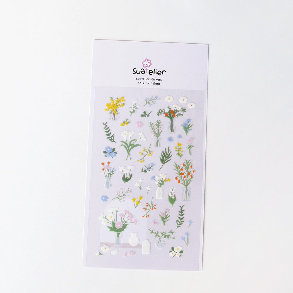 Suatelier Daily Deco Stickers - Flowers