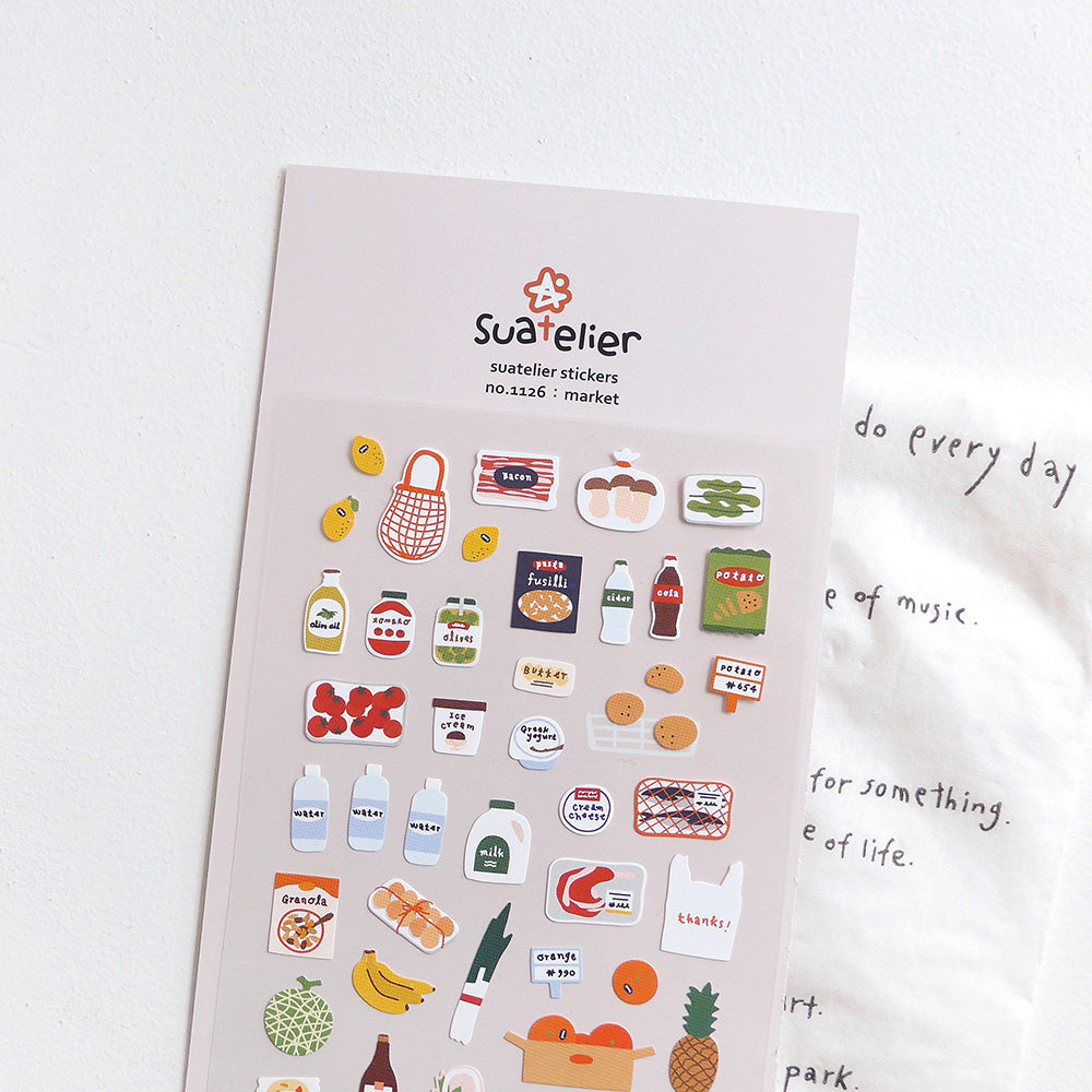 Suatelier Daily Deco Stickers - Food