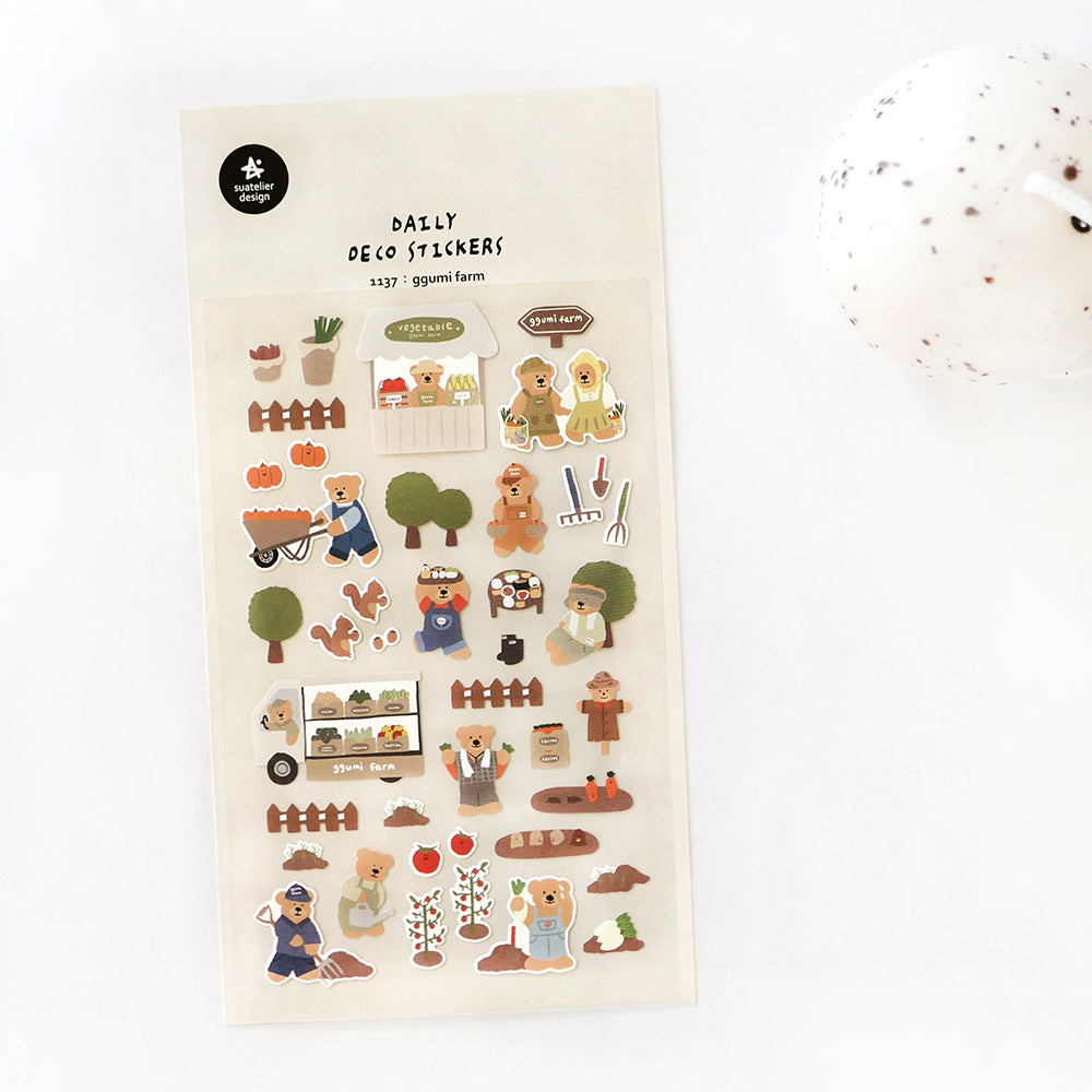 Suatelier Daily Deco Stickers - Flowers