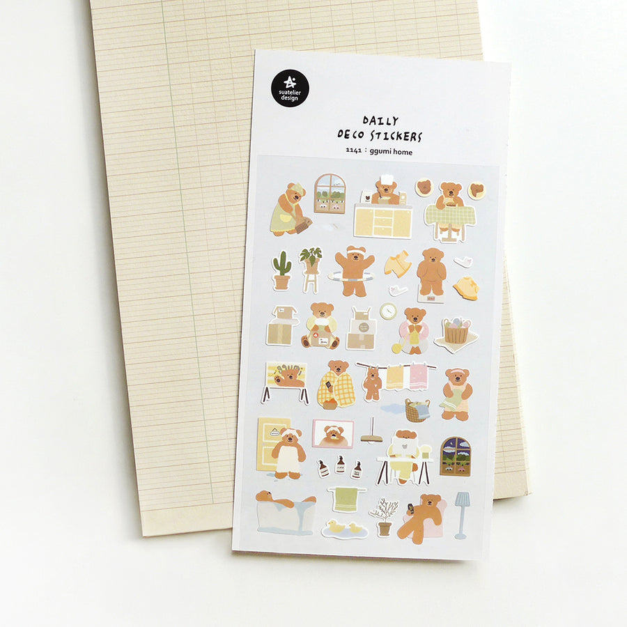 Suatelier Daily Deco Stickers - Travel - 1141 ggumi home