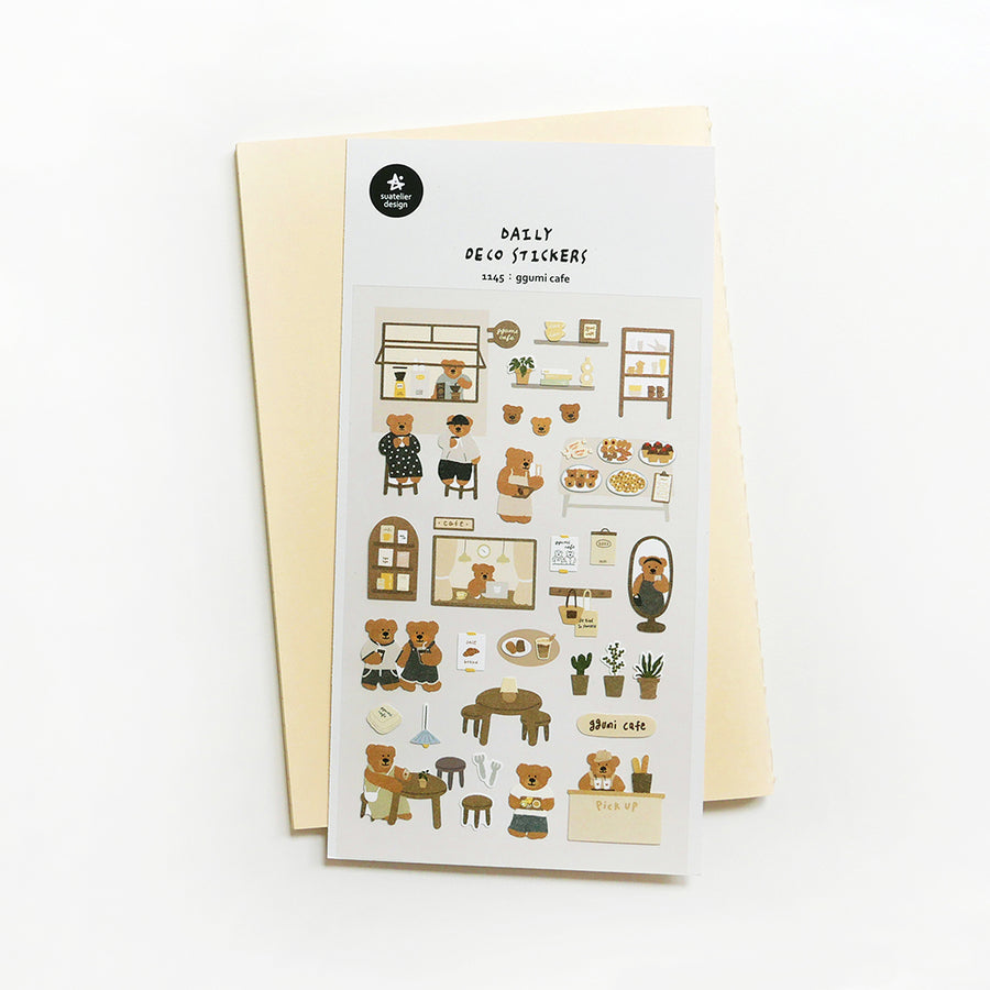 Suatelier Daily Deco Stickers - Travel - 1145 ggumi cafe
