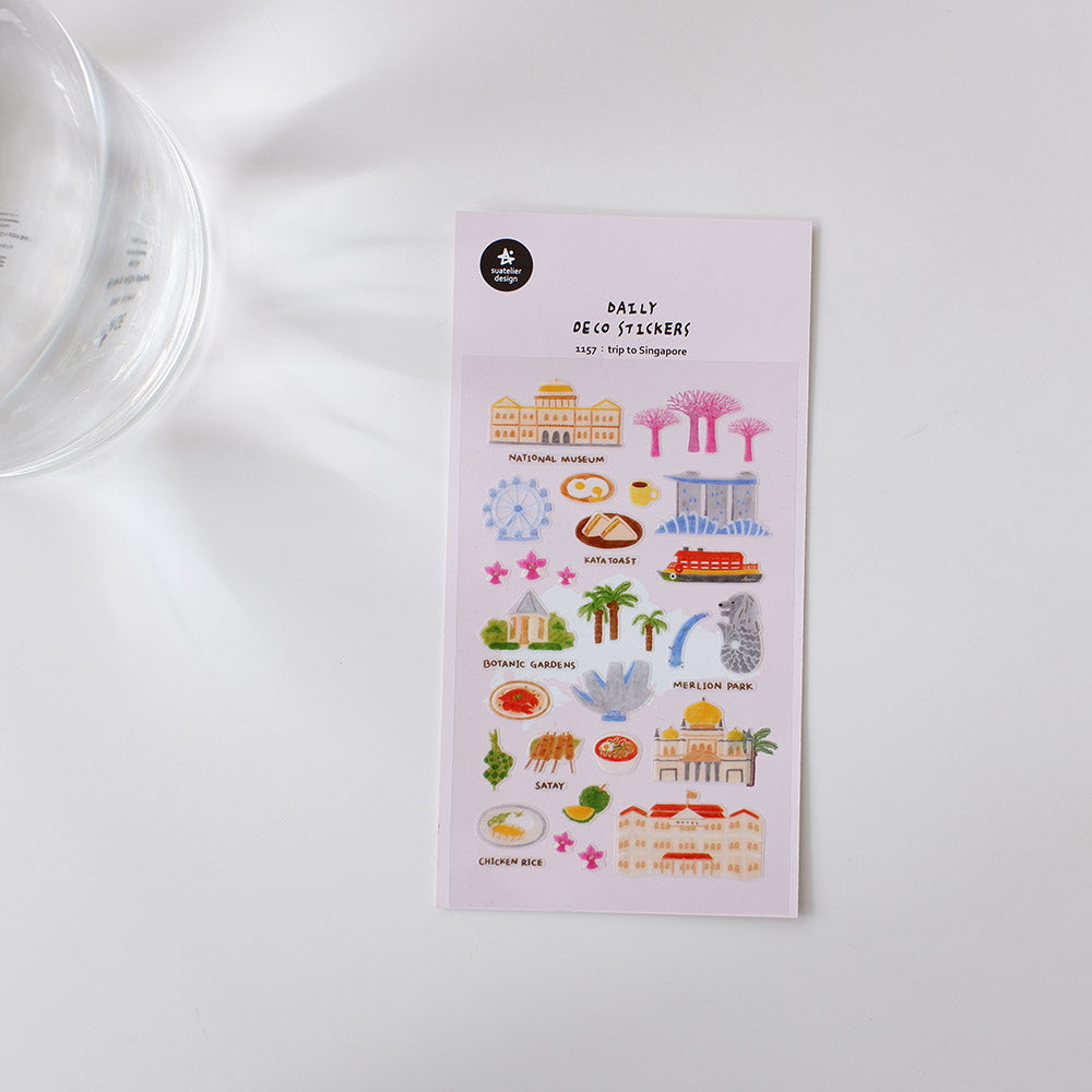 Suatelier Daily Deco Stickers - Travel