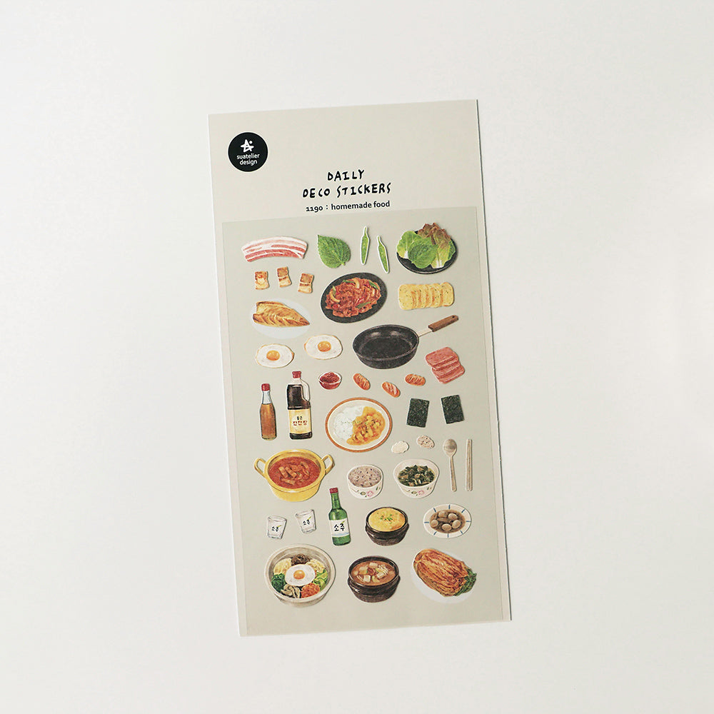 Suatelier Daily Deco Stickers - Food