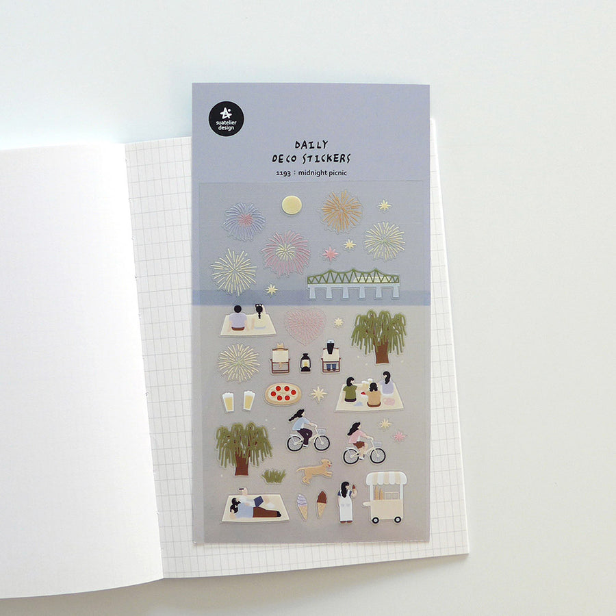 Suatelier Daily Deco Stickers - Lifestyle - 1193 midnight picnic